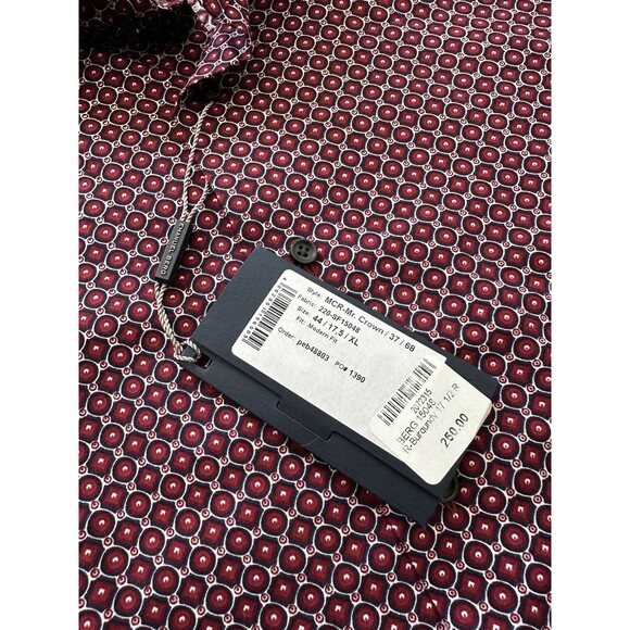 Emanuel Berg Button Up Casual Shirt NEW WITH TAGS XL MENS - Picture 3 of 4